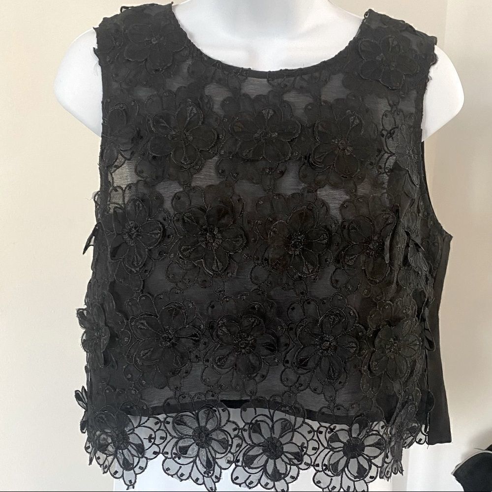 Ark & Co Floral Crop Top (S)
